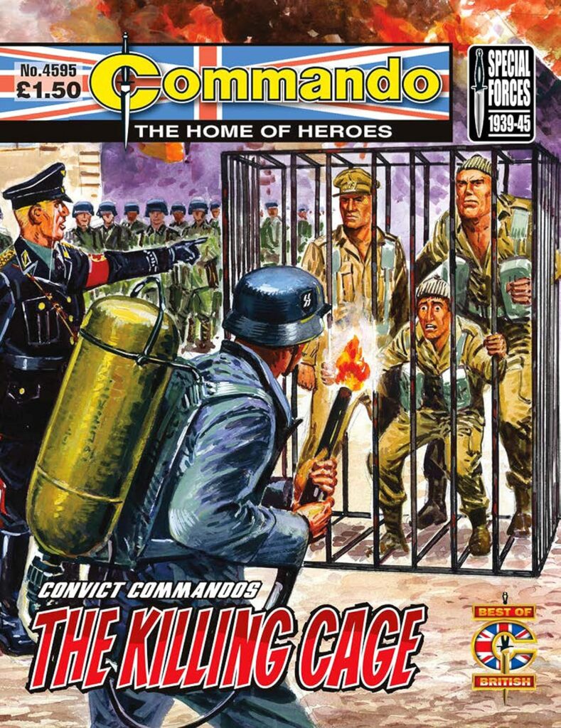 Commando No 4595 - The Killing Cage
Story: Alan Hebden Art: Benet Cover: Benet