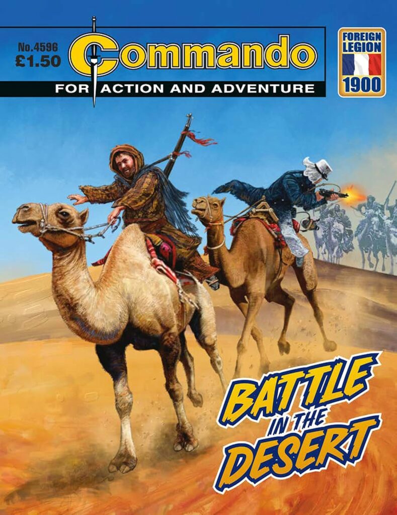 Commando No 4596 - Battle In The Desert
Story: Alex Woodrow Art: Olivera Cover: Janek Matysiak
