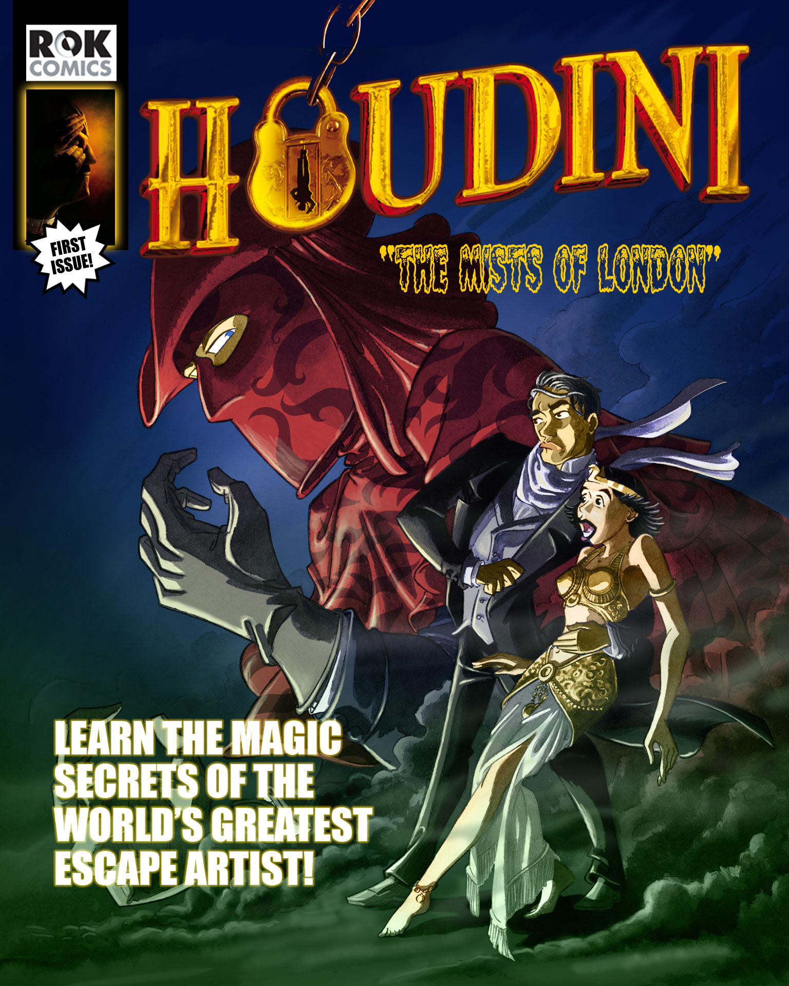 ROK Comics digital audio comic title "Houdini Adventures"