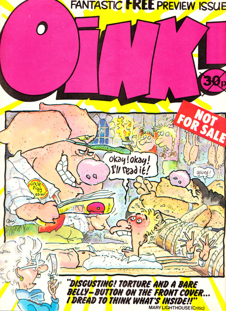 Oink Preview Issue - cover by Ian Jackson