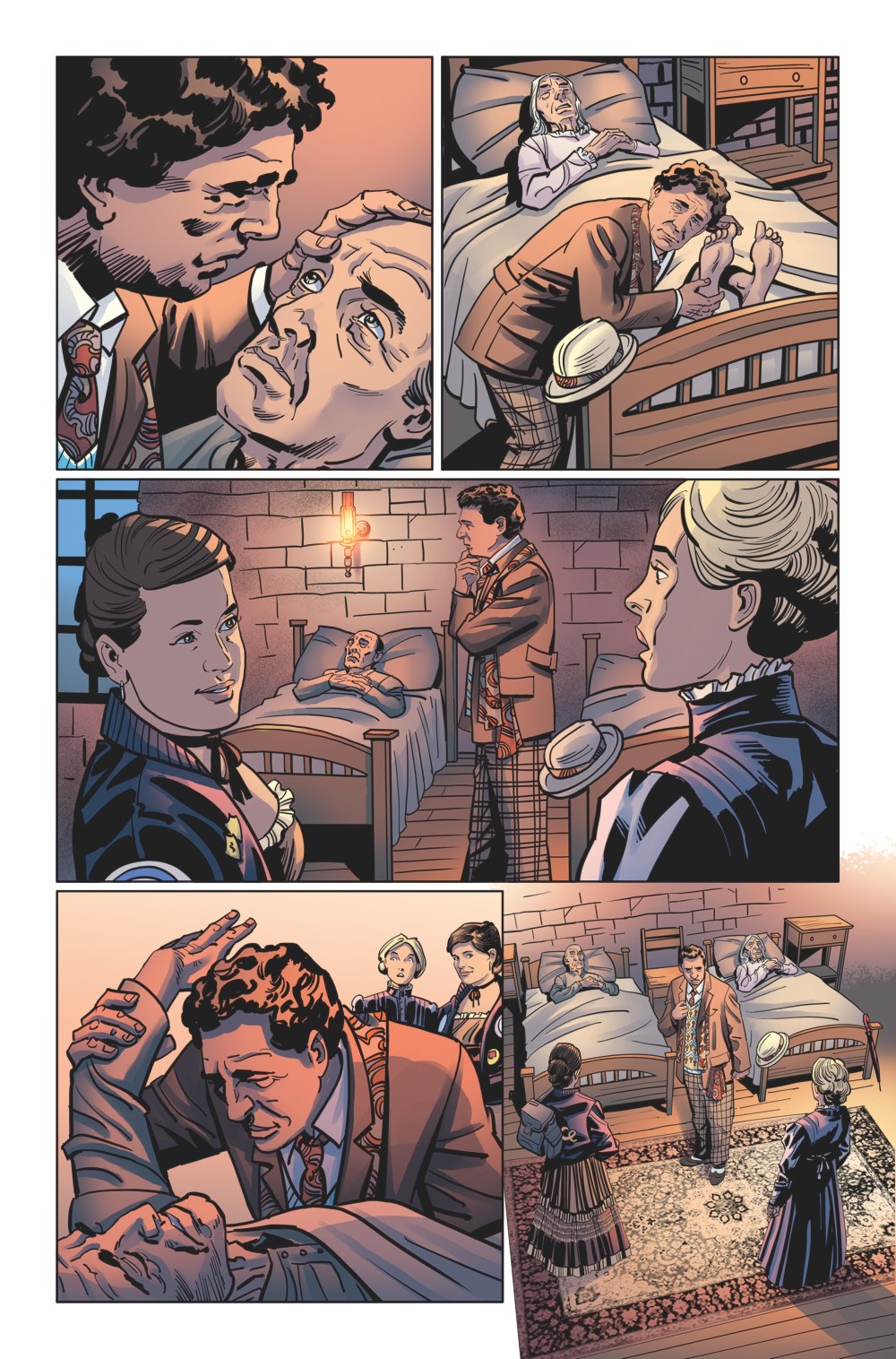 Doctor Who: Prisoners of Time #7 interior art by Kev Hopgood