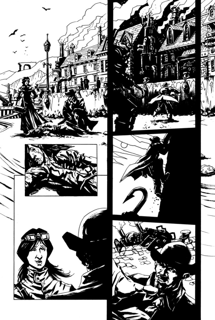 An interiror page from Arthur Shilling Issue One.