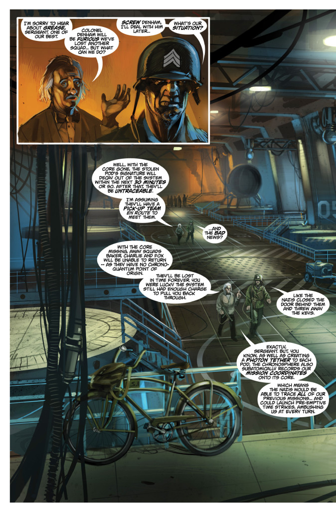 Preview art from Titan Comics Chronos Commados #2 by Stuart Jennett
