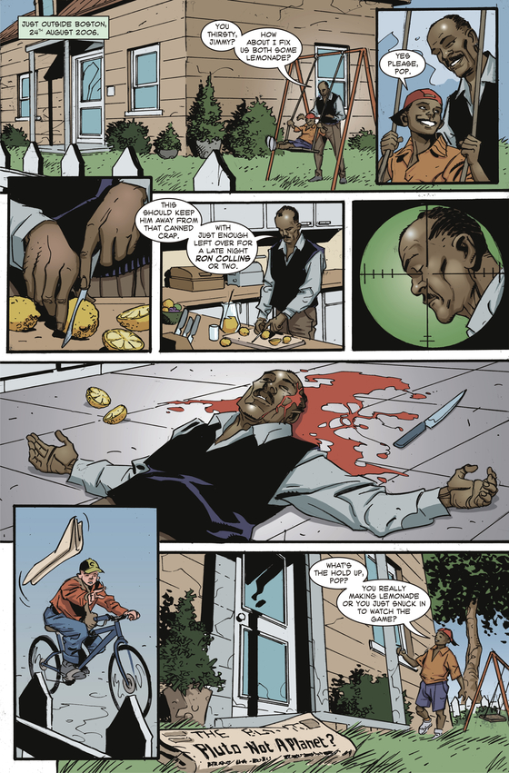 Forgotten Planet Page 1 by Peter Rogers and Ginacarlo Caracuzzo