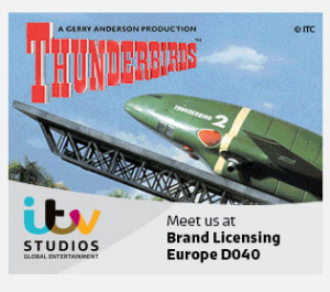 ITV Studios ad for Thunderbirds for the Licensing Expo