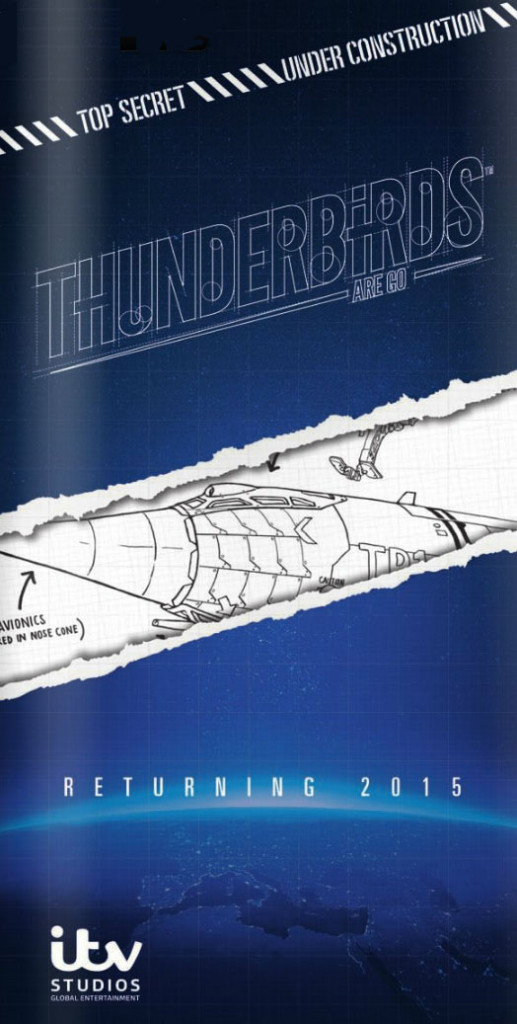 A tantalising ad for Thunderbirds are Go the new Thunderbirds TV show, set to debut in 2015.