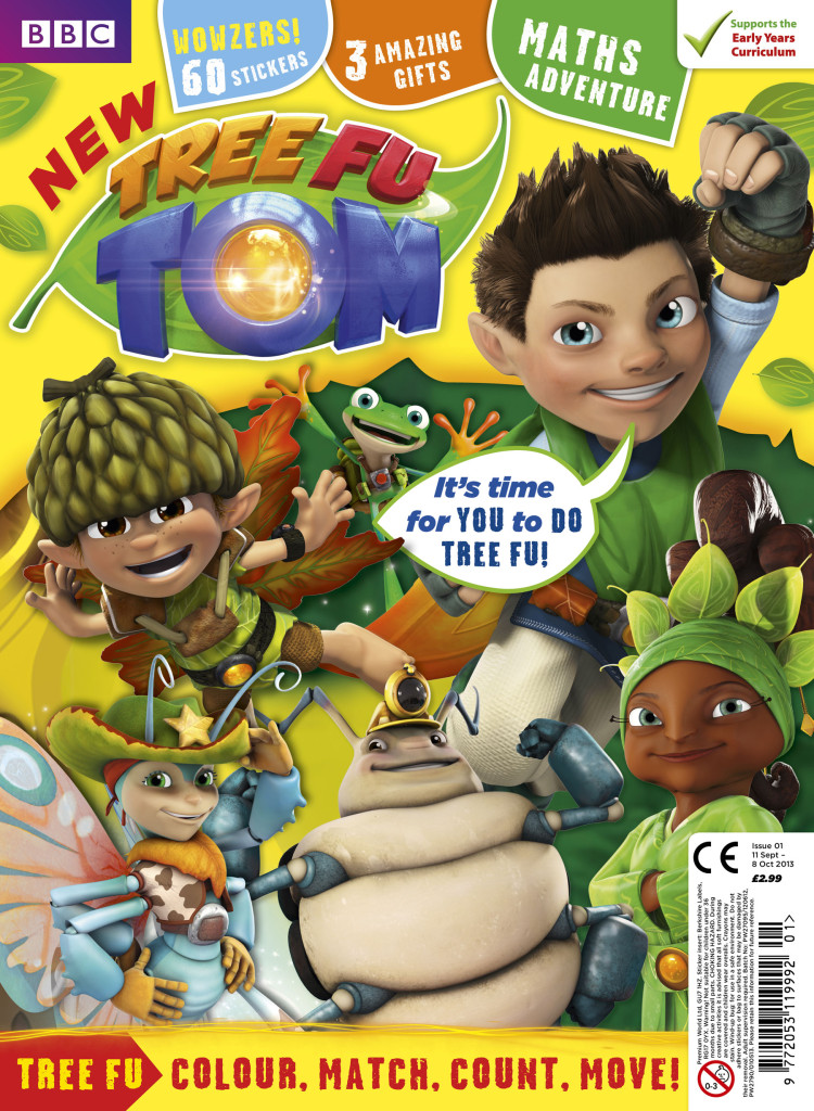     Aimed at 3-5 year olds, Tree Fu Tom magazine will complement the Early Years Curriculum, focusing on physical development.