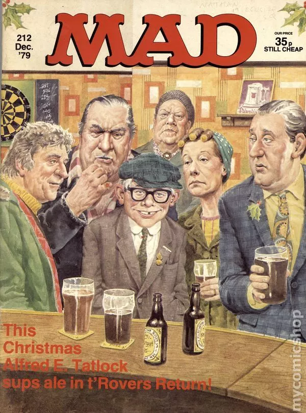 MAD Magazine (No.212, December 1979) featuring Coronation Street