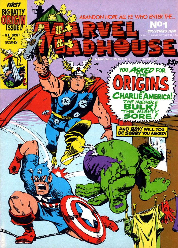 Marvel Madhouse Number 1, published in 1981