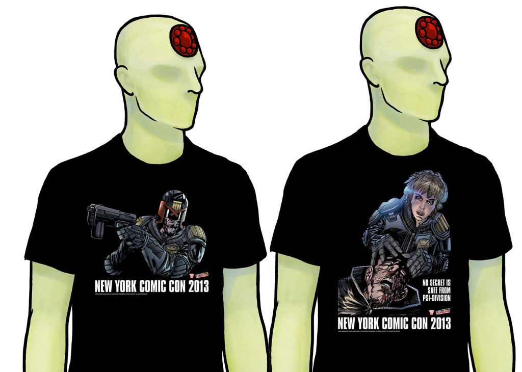 2000AD New York Comic Con 21013 T-Shirts