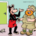 Biffo the Bear by Lew Stringer, who features in the 2014 Beano annual