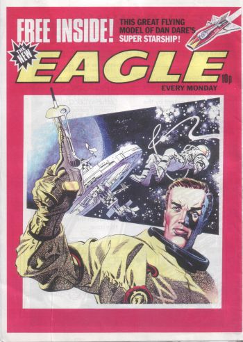 A 1970s dummy for a proposed new Eagle featuring art by Frank Bellamy.