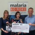 SEQUENTIAL's Chloe Pursey with the Malaria No More team