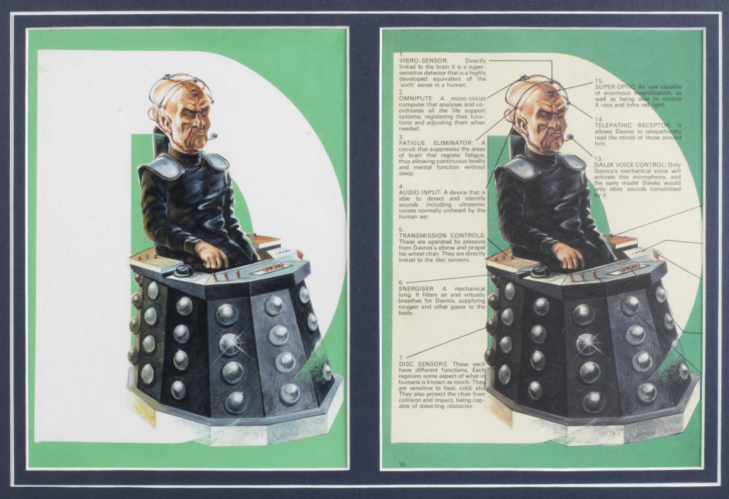 Daros art fo the 1978 Dalek Annual