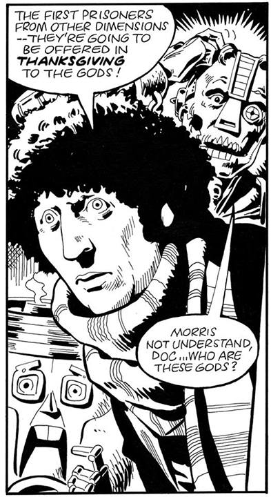 Doctor Who: The Iron Legion by Pat Mills and John Wagner. Art by Dave Gibbons.