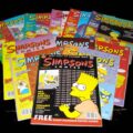 Early issues of Titan's Simpsons Comics magazine, which is now available digitally