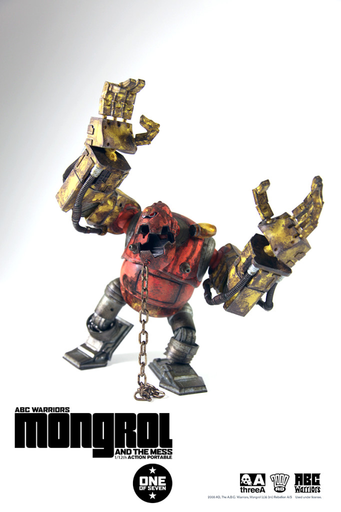 Dance for joy, Earthlets - 3A are relaunching their 2000AD model figure range