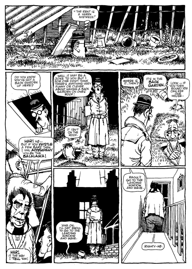 A sample page from The Bojeffries Saga. © Alan Moore & Steve Parkhouse