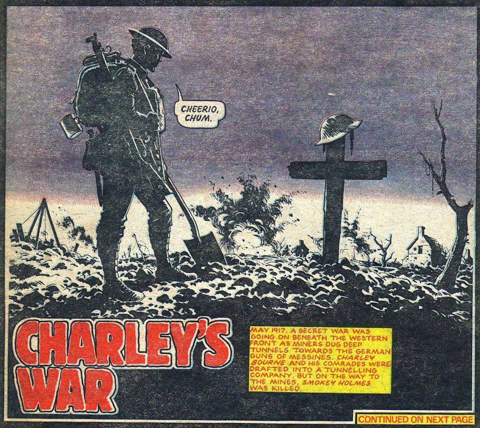 A sombre cover to Battle, published in October 1981
