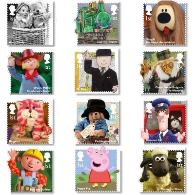 Royal Mail "60 Years of Children's TV" Stamps - 2014