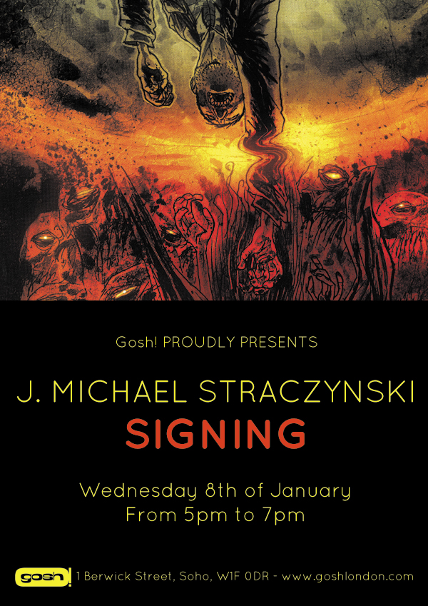 J. Michael Straczynski at GOSH - 8th January 2014