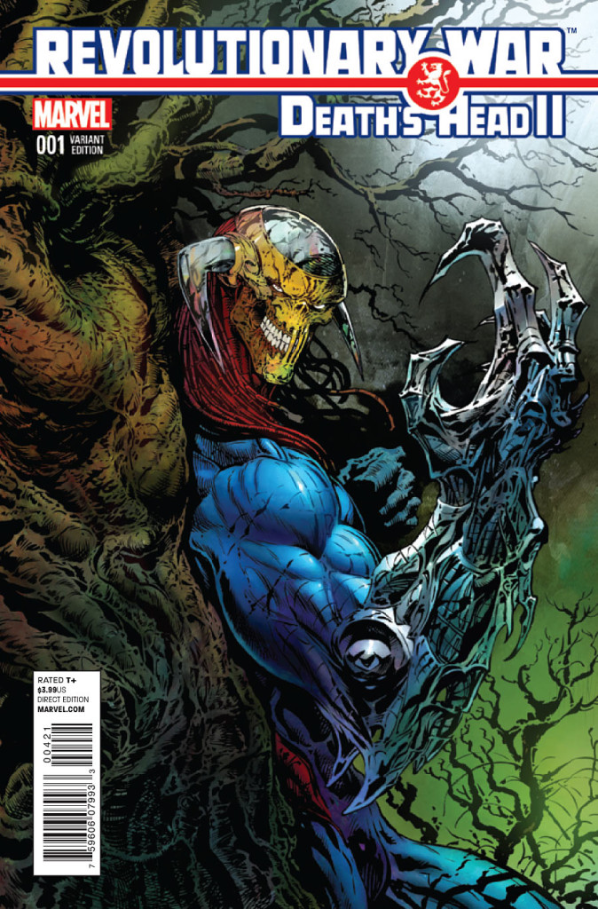 Revolutionary War Part 4 - Death's Head #1 - Variant Cover by Liam Sharp
