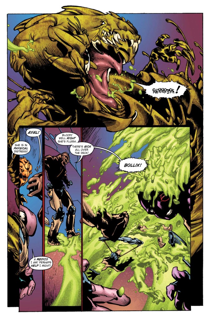Alien Legion Uncivil War #1 Sample Page