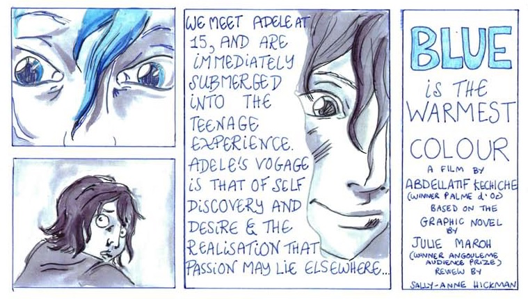 Excerpt from Blue is the Warmest Colour review by Sally-Anne Hickman