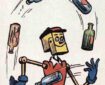 The robot schoolboy Brassneck, one of the late David Torrie's favourite Dandy characters. Image © DC Thomson
