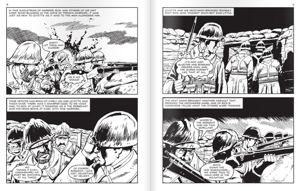 A spread from Commando 4723. Script by George Low, art by Keith Page