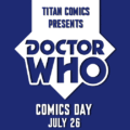 Doctor Who Comics Day Logo