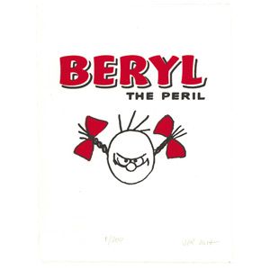Beryl the Peril Screen Print