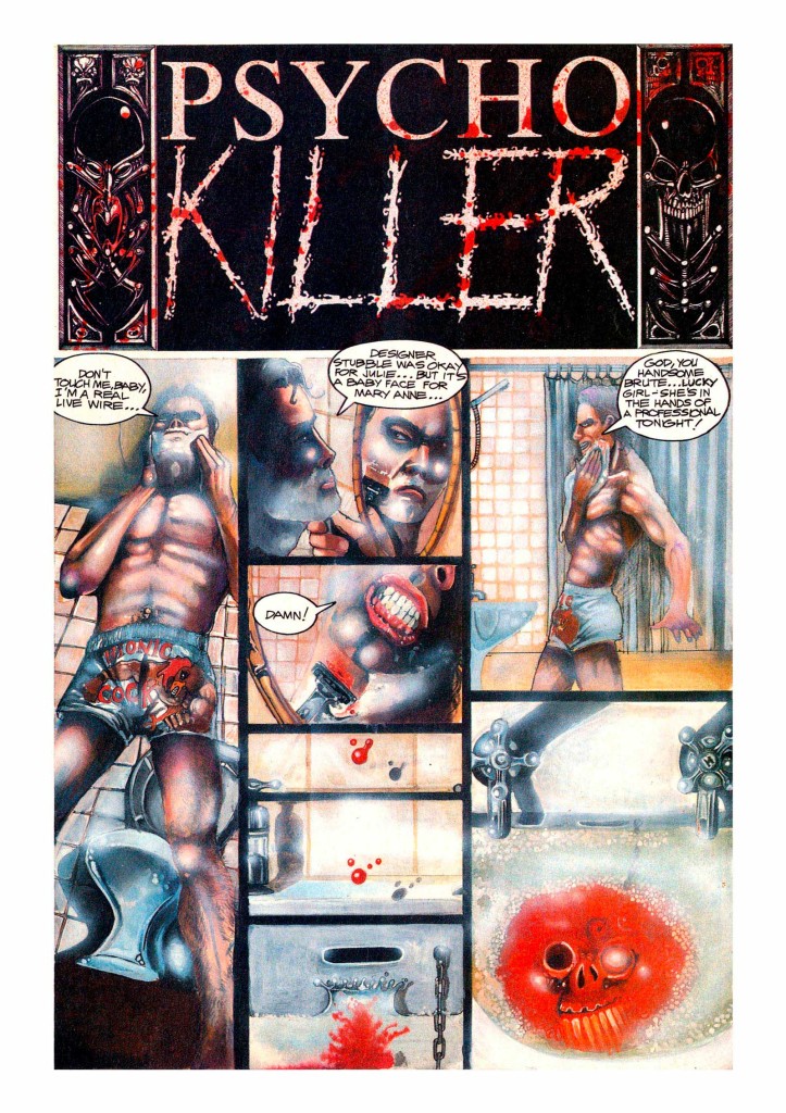 PsychoKiller, written by Pat Mills, co-written with Tony Skinner, with superb fully painted artwork by Dave Kendall, is the first Millsverse digital title.
