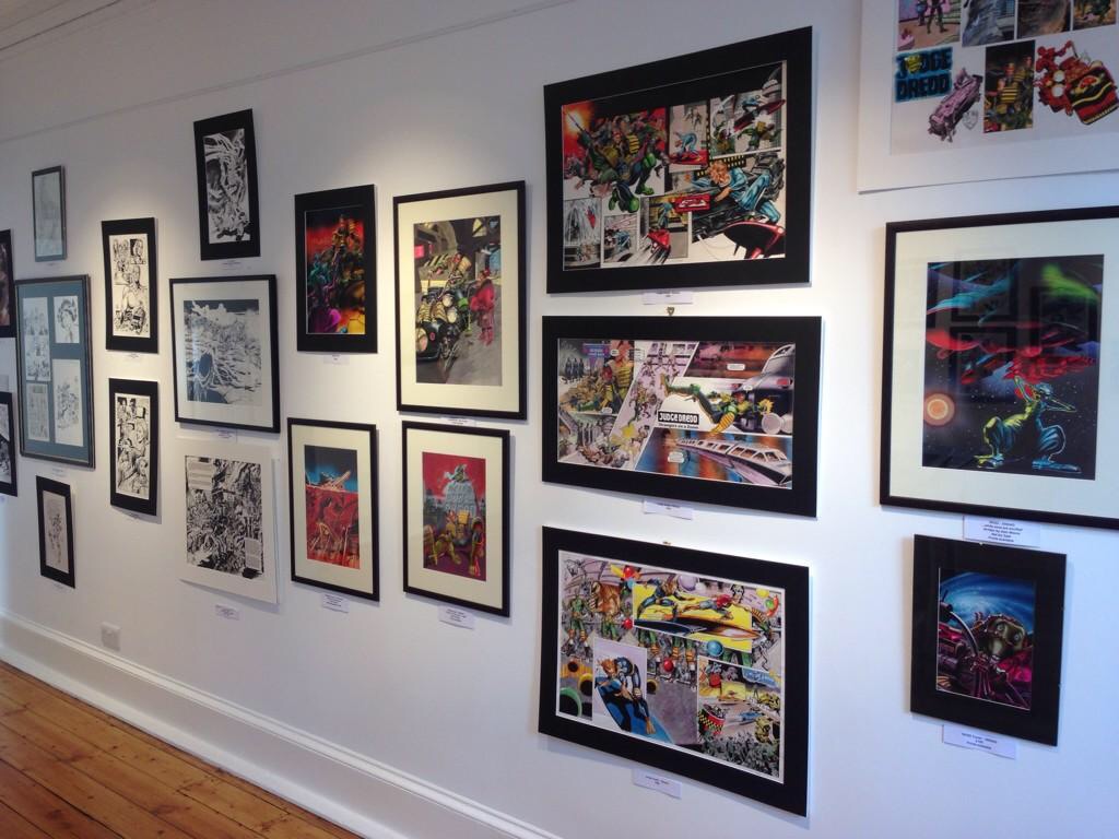 Orkney Comic Art Exhibition - 2014. Photo: Peter Rowe