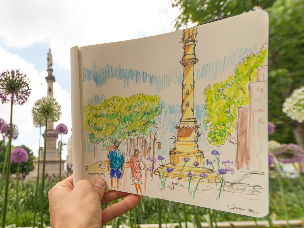 Moleskin's "Urban Sketching" Competition 2014