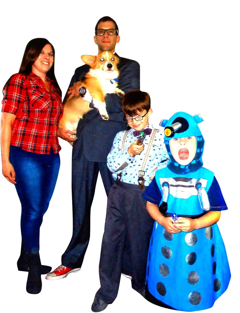 The ultimate Doctor Who family in Britain? The Fishpools from Cleveland.