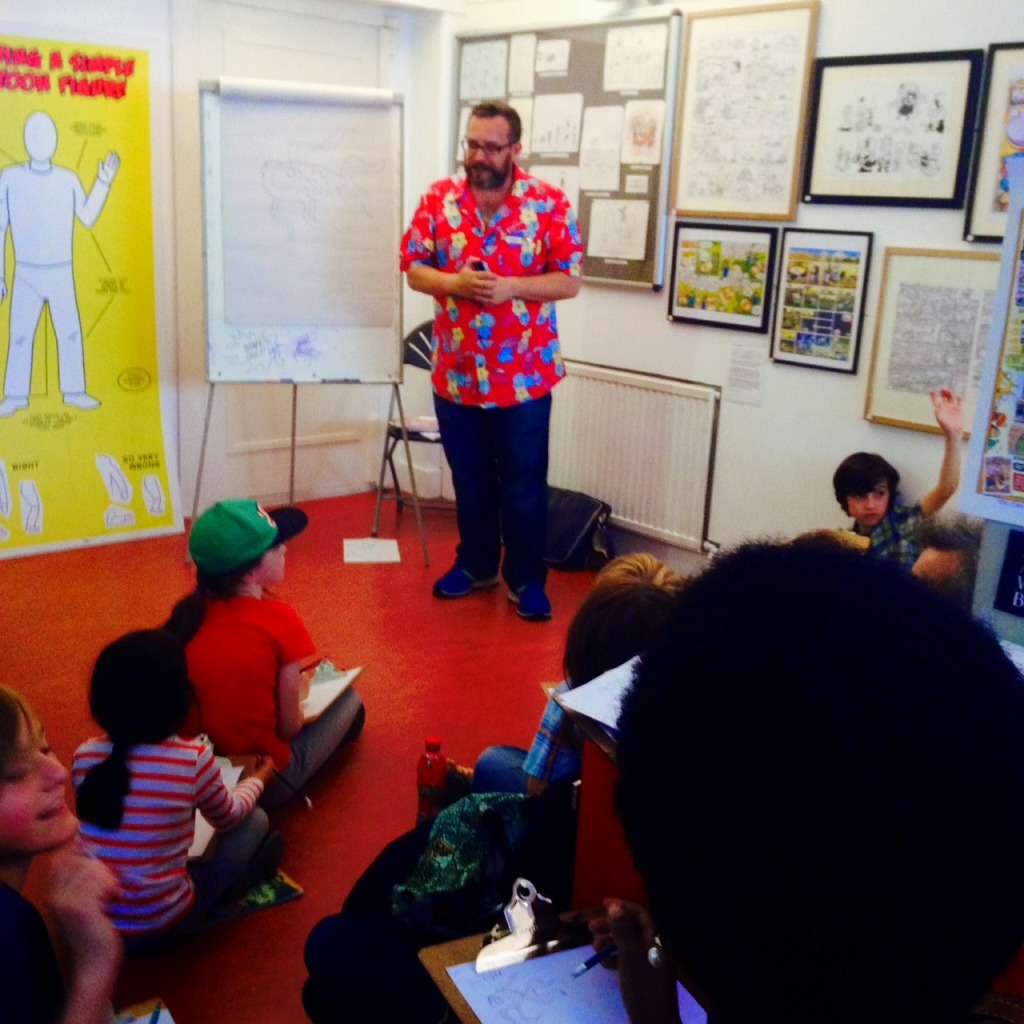 Gary Northfield, shaping the minds of the nation's youth at the Cartoon Museum