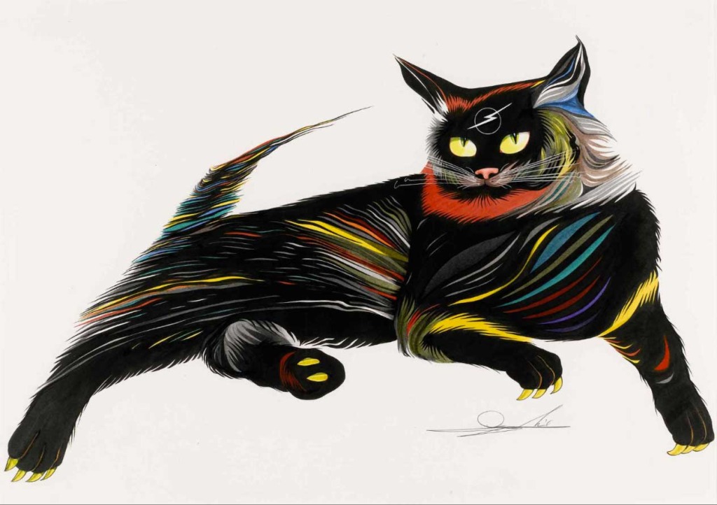 Cats-inspired art by Mike Margolis