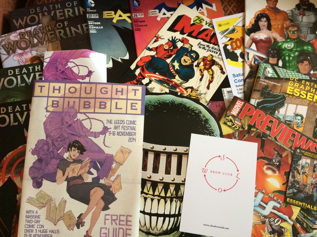 Thought Bubble Festival goers got a stack of freebies on entry to the 2014 event. Photo: Antony Esmond