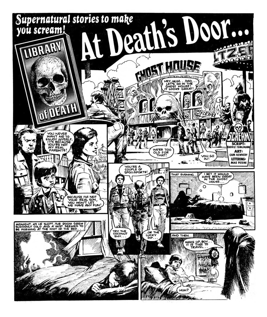 "At Death's Door", drawn by Cam Kennedy
