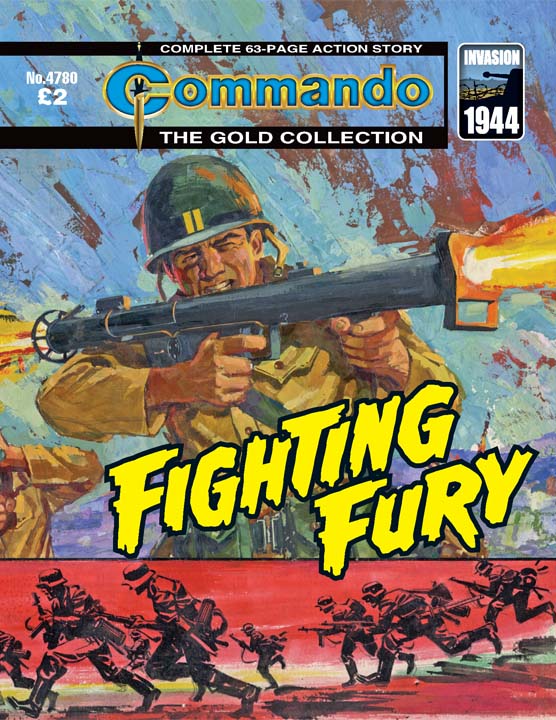 Commando No 4780 – Fighting Fury - cover by Aldoma