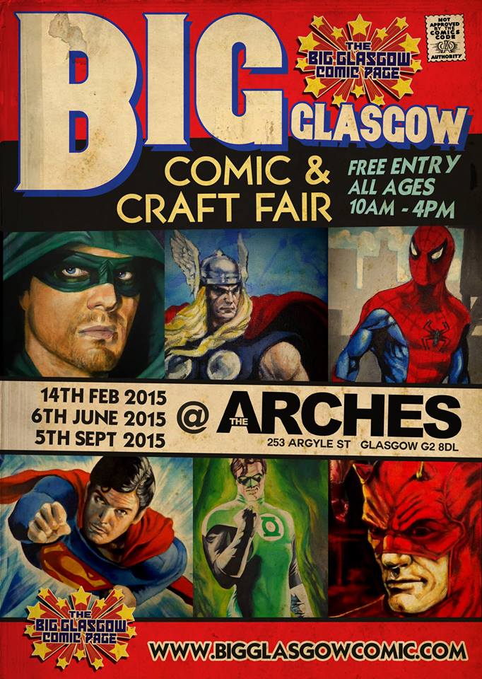 The Big Glasgow Comic & Craft Fair at The Arches 2015