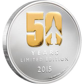 Thunderbirds 50 Years Anniversary Coin