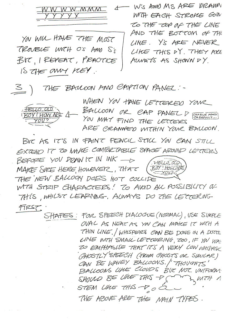David Lloyd's Lettering Guide Page 3
