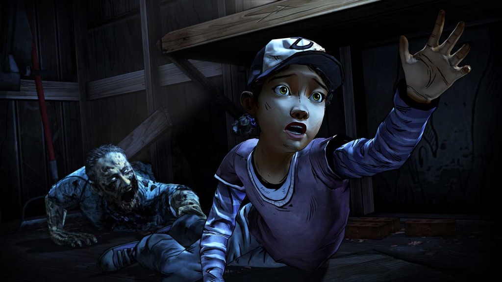 A scene from The Walking Dead: Season Two game