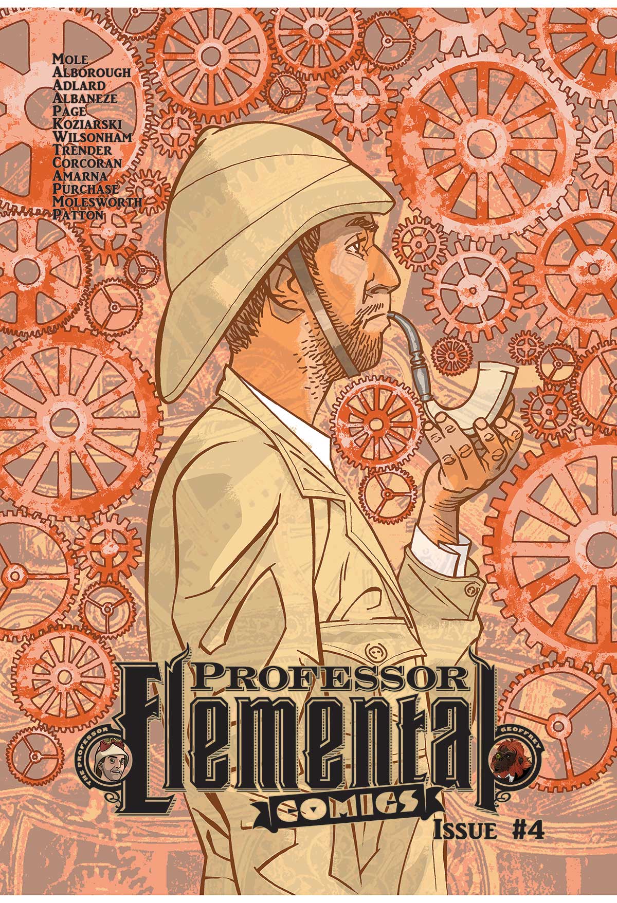 Professor Elemental #4 - Cover