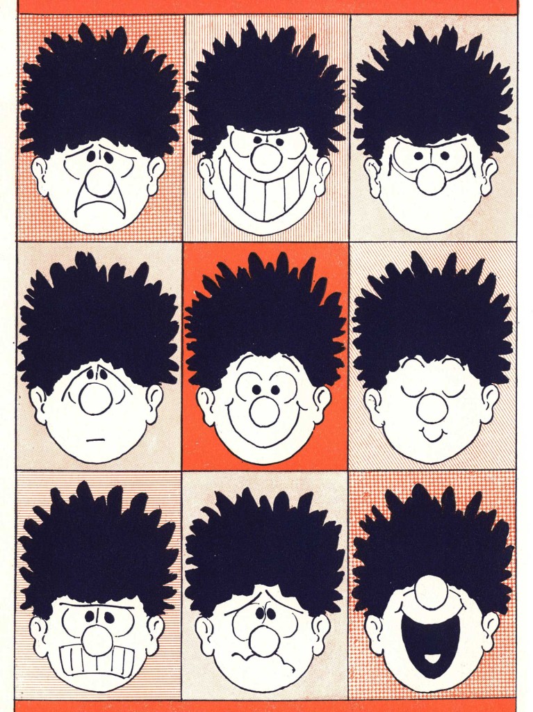 Classic modern art from the 1963 Beano Book