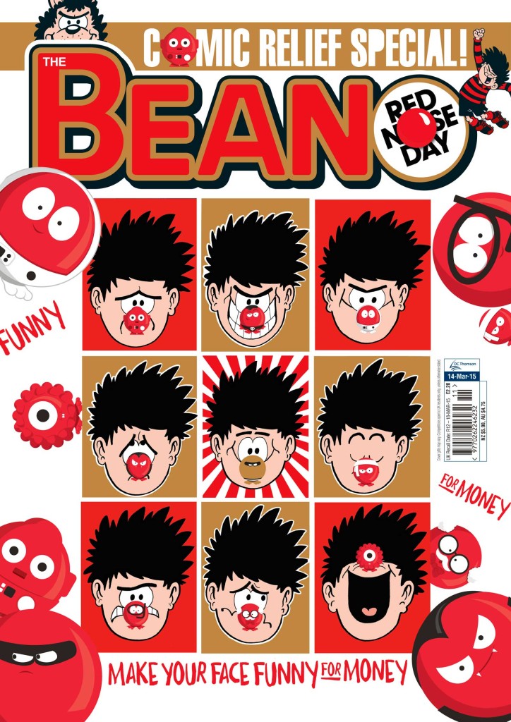 The Beano Red Nose Day - Cover