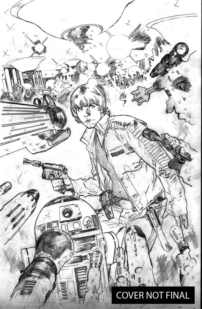 Work in progress cover for Star Wars #8