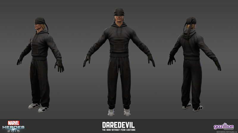 Marvel Heroes: Daredevil: Man Without Fear - Model Sheet